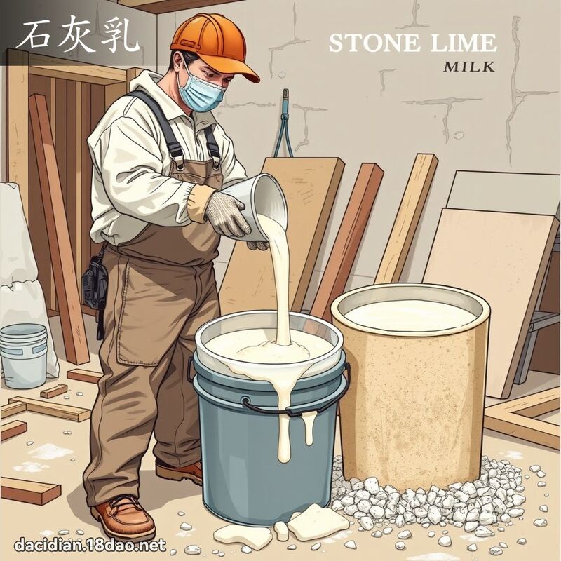 石灰乳 - 國語大辭典配圖