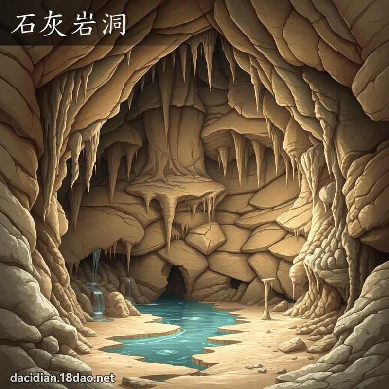 石灰岩洞 - 国语大辞典配图