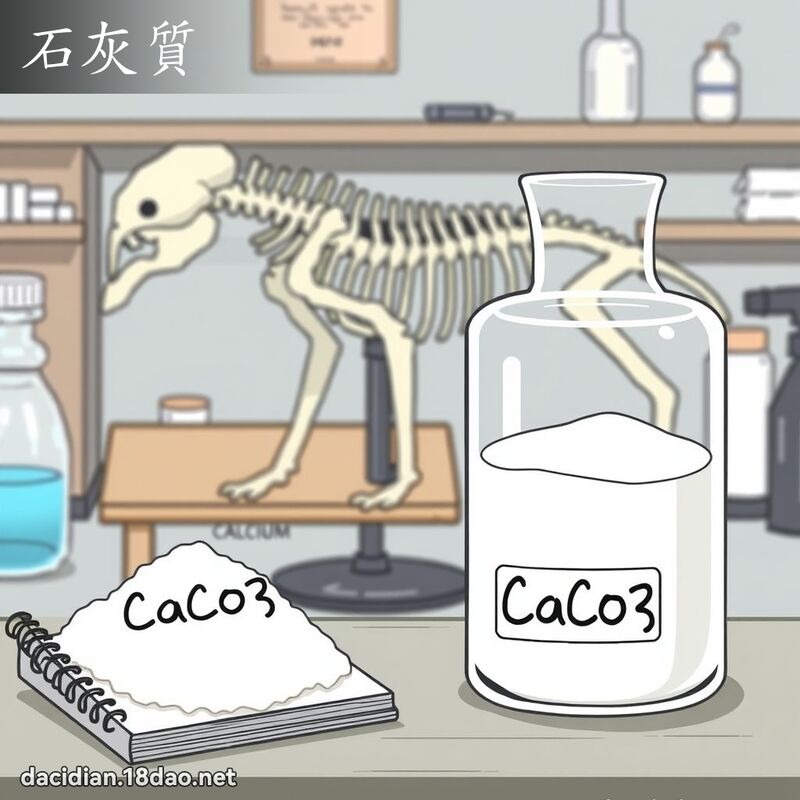 石灰質 - 國語大辭典配圖