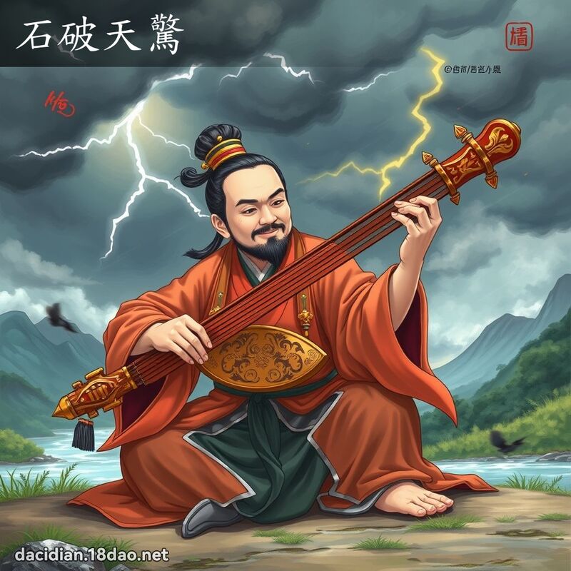 石破天驚 - 國語大辭典配圖