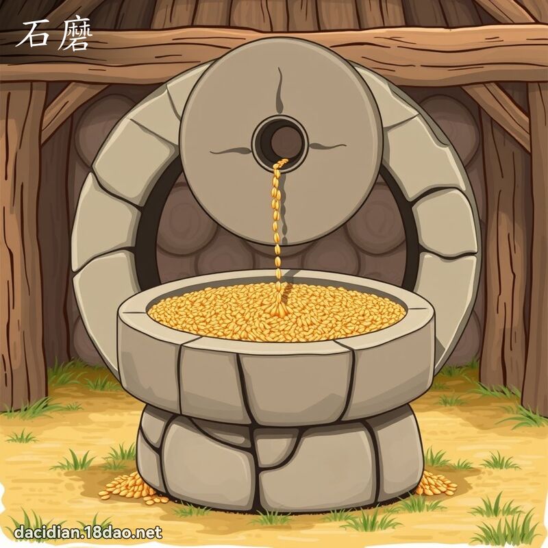 石磨 - 国语大辞典配图