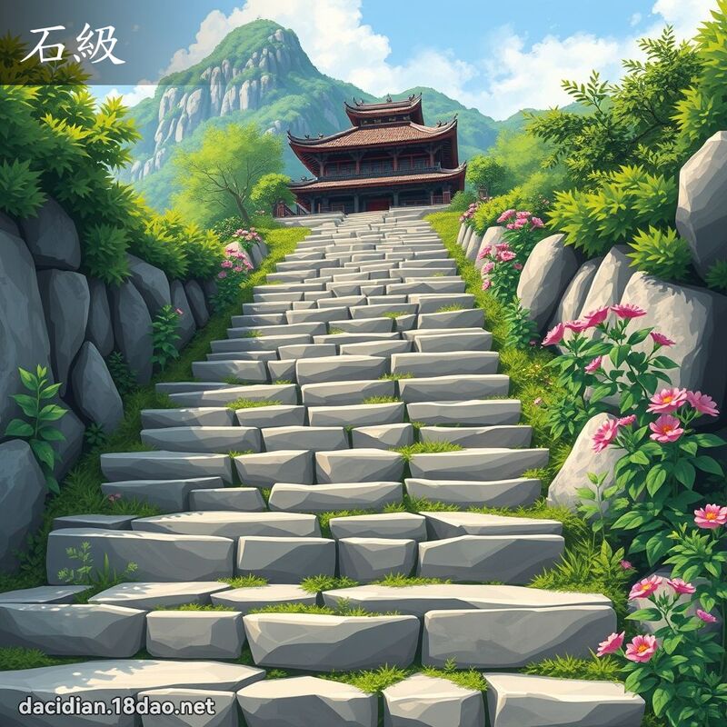 石级 - 国语大辞典配图