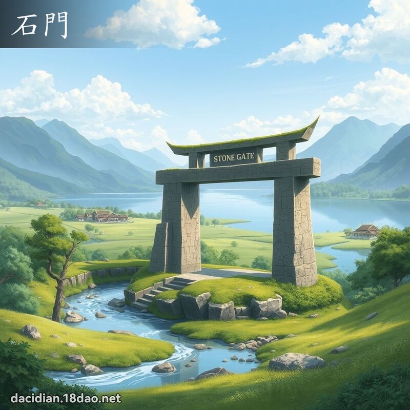 石门 - 国语大辞典配图