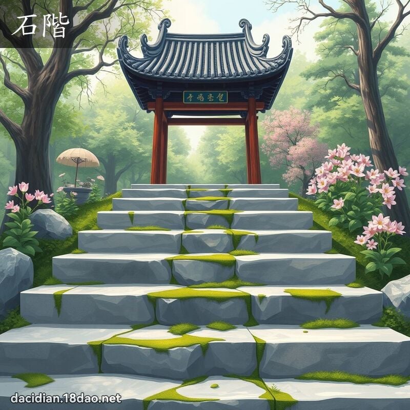 石階 - 國語大辭典配圖