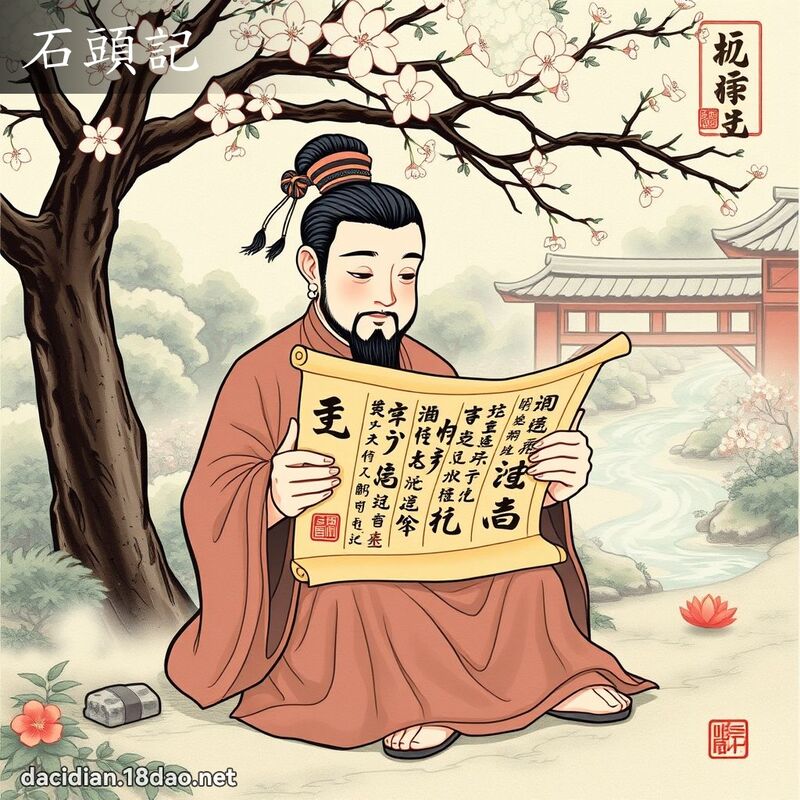 石头记 - 国语大辞典配图