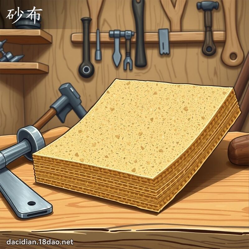 砂布 - 国语大辞典配图