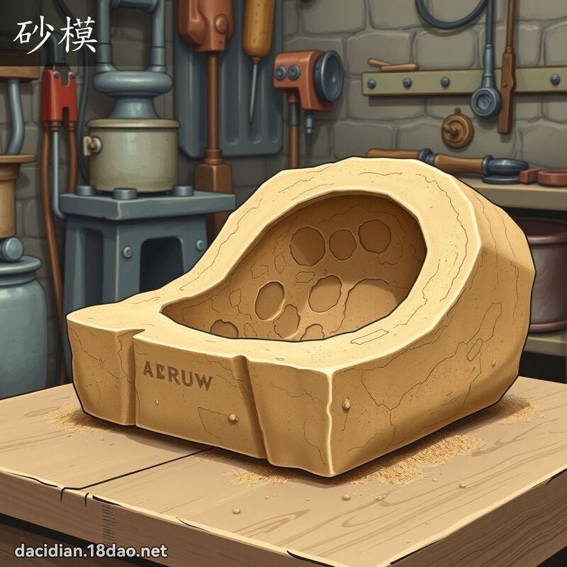 砂模 - 國語大辭典配圖