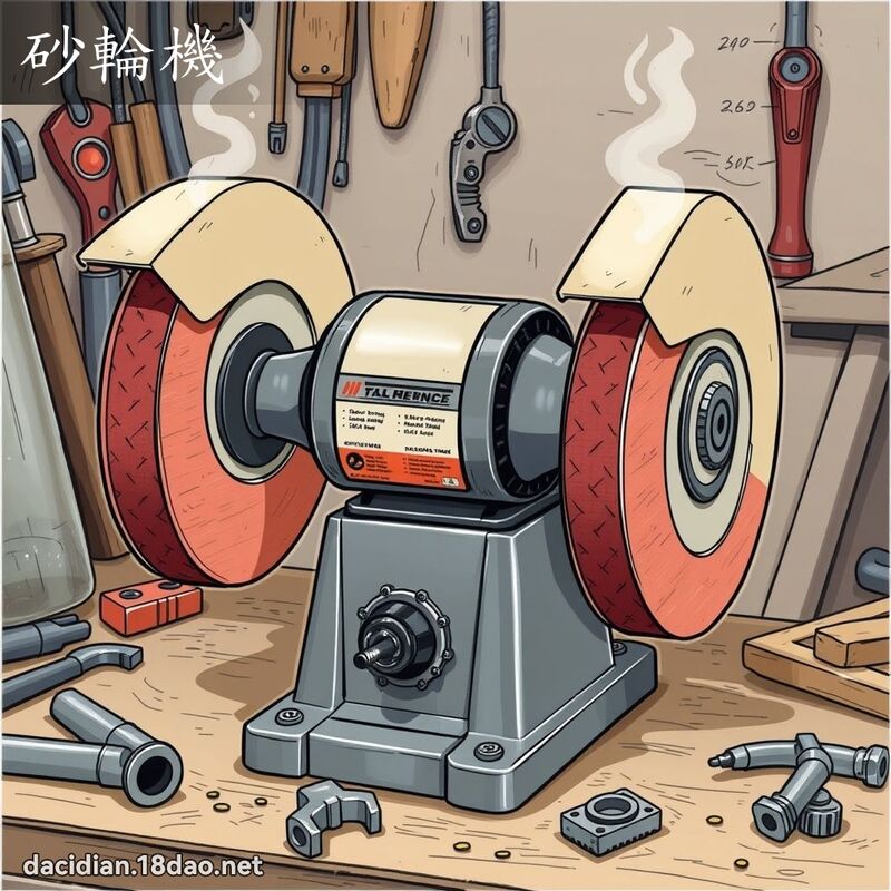 砂輪機 - 國語大辭典配圖