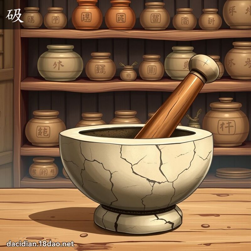 砐 - 国语大辞典配图