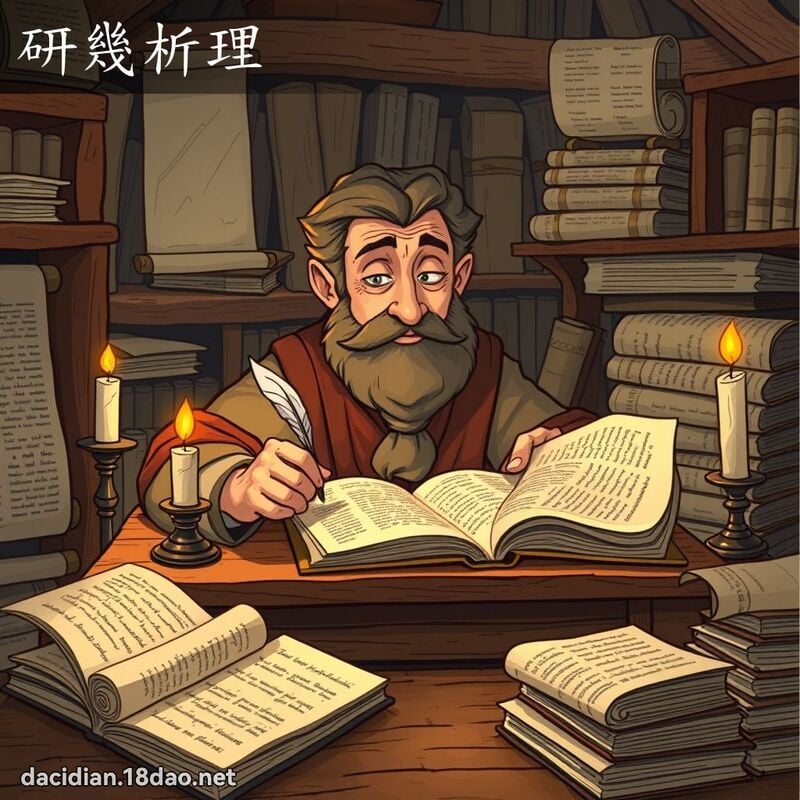研幾析理 - 國語大辭典配圖