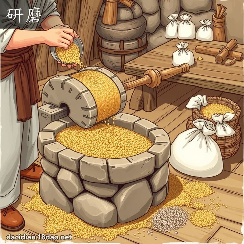 研磨 - 国语大辞典配图