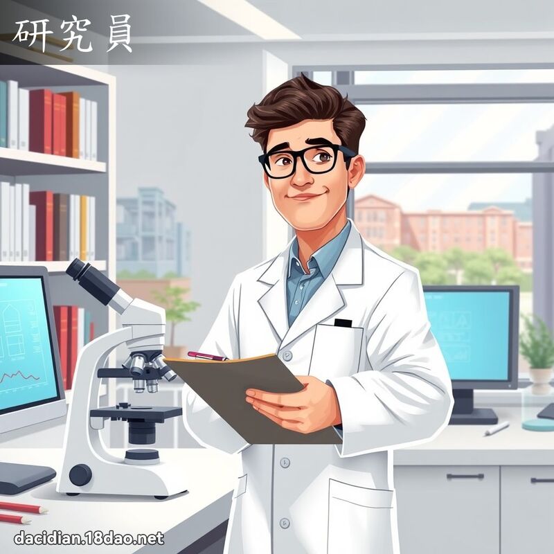 研究员 - 国语大辞典配图