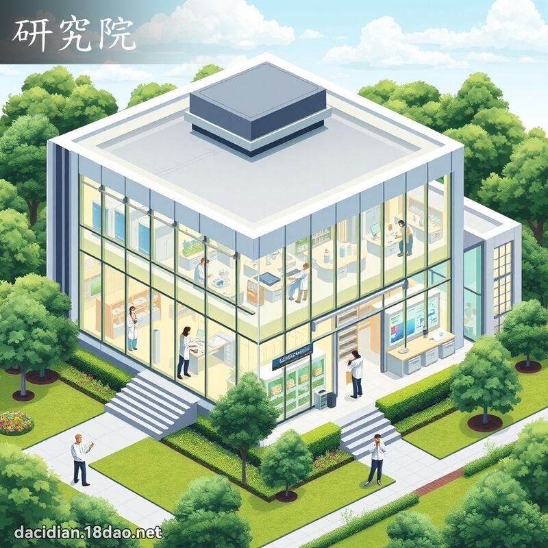 研究院 - 國語大辭典配圖
