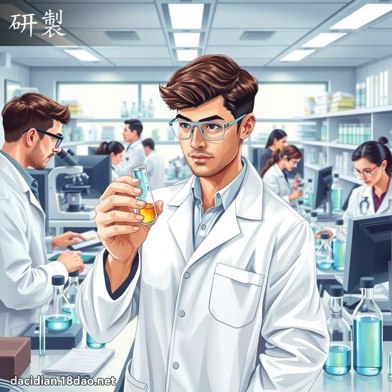 研製 - 國語大辭典配圖
