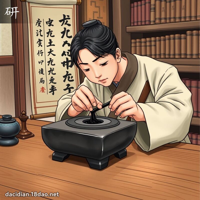 汉字: 研 (多音字)