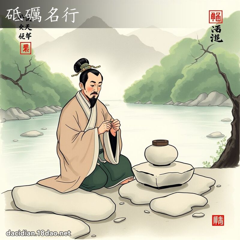 砥礪名行 - 国语大辞典配图