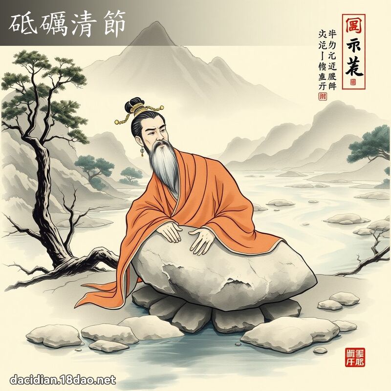 砥礪清节 - 国语大辞典配图