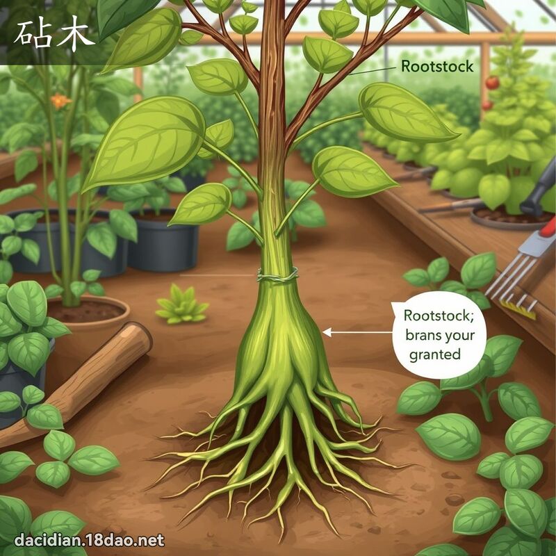 砧木 - 国语大辞典配图