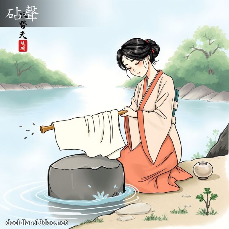 砧聲 - 國語大辭典配圖