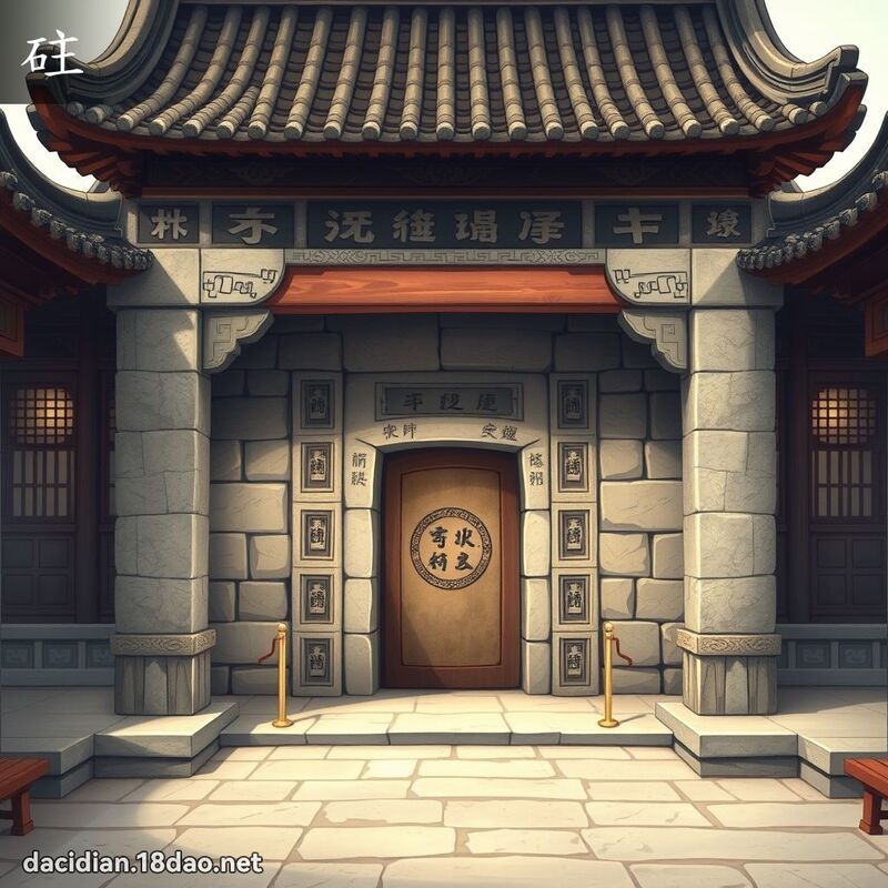 漢字: 砫 (多音字)