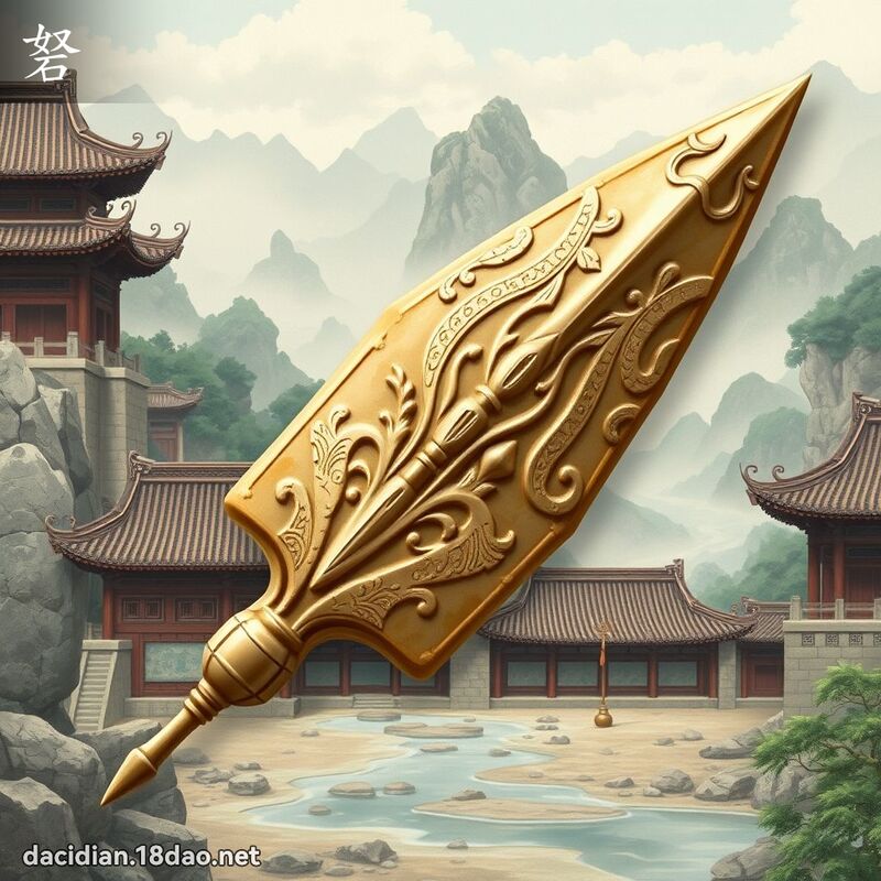 砮 - 国语大辞典配图