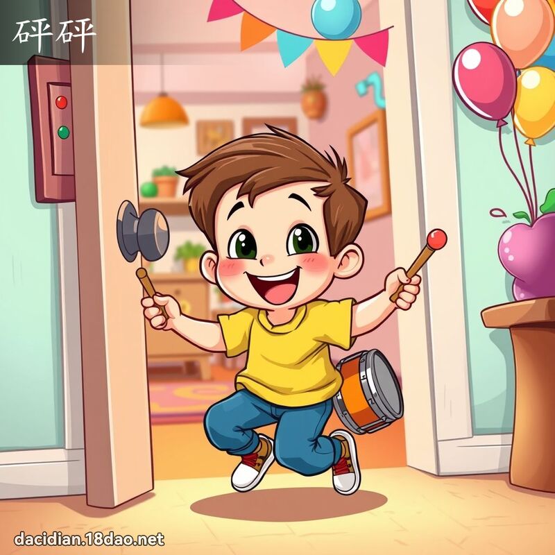 砰砰 - 国语大辞典配图