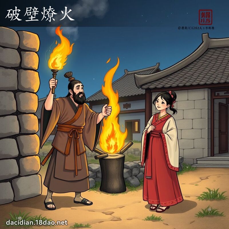 破壁燎火 - 國語大辭典配圖