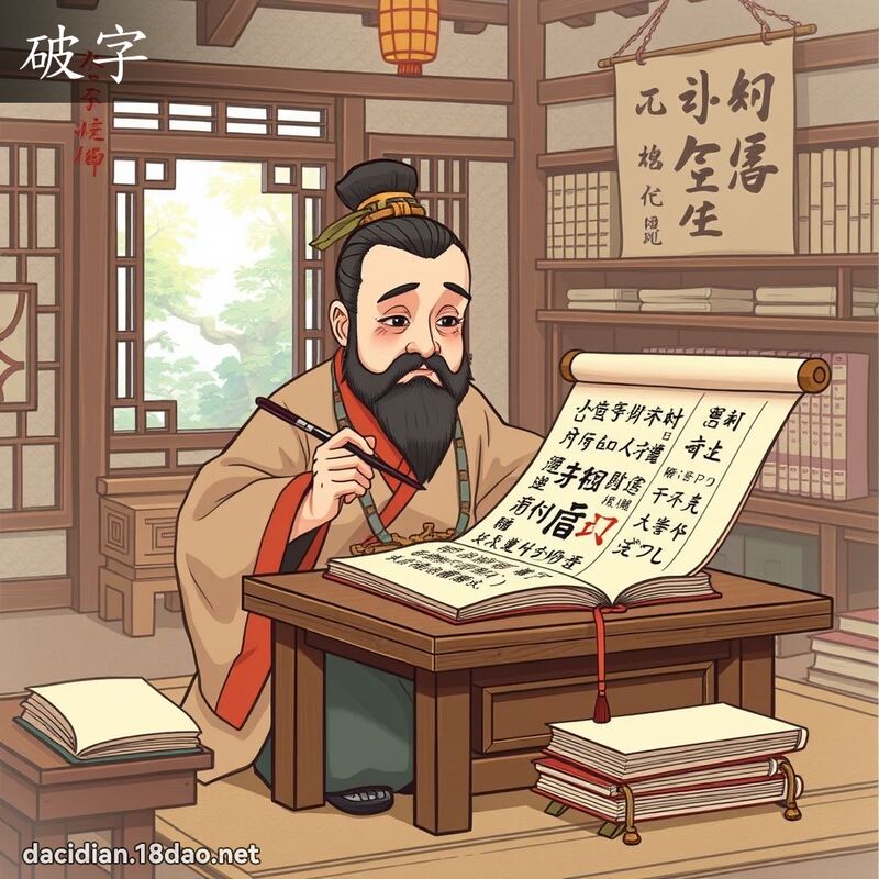 破字 - 国语大辞典配图