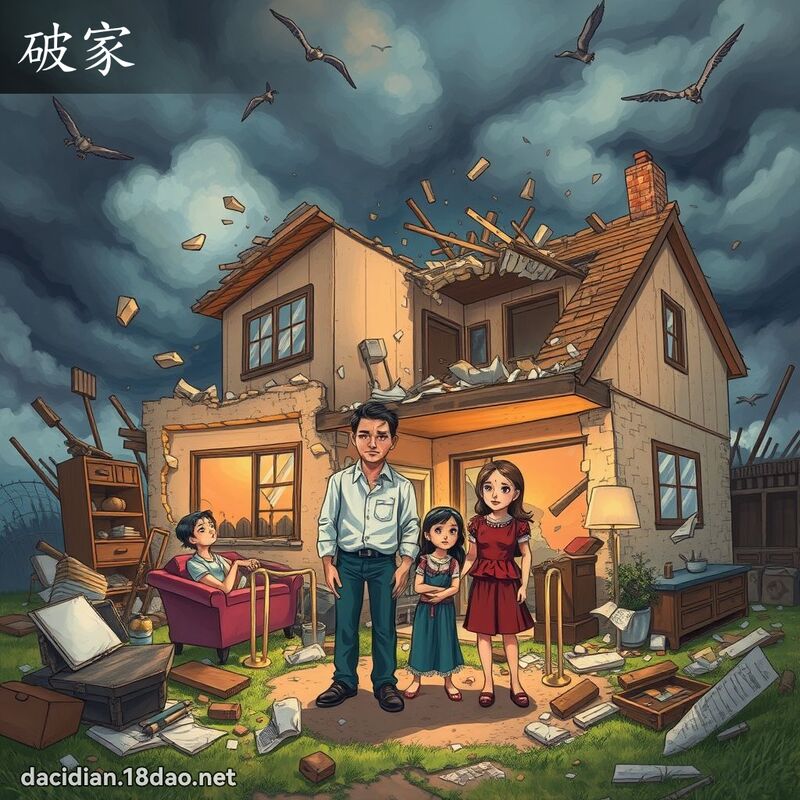 破家 - 国语大辞典配图