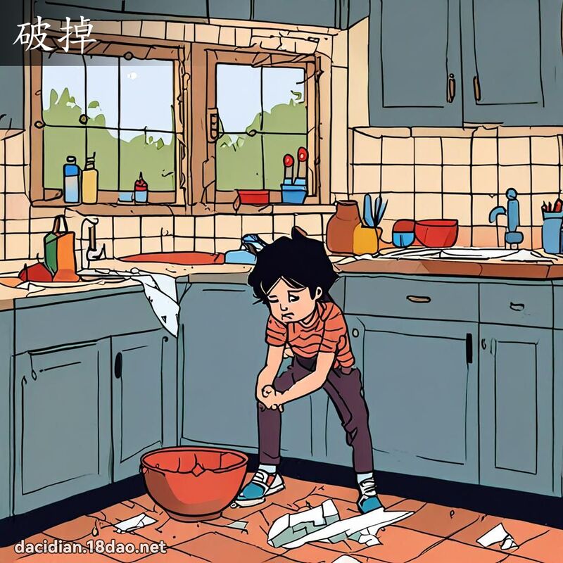 破掉 - 国语大辞典配图