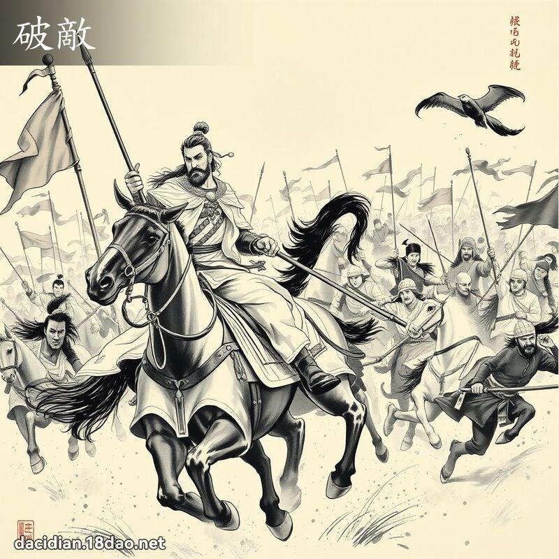 破敌 - 国语大辞典配图