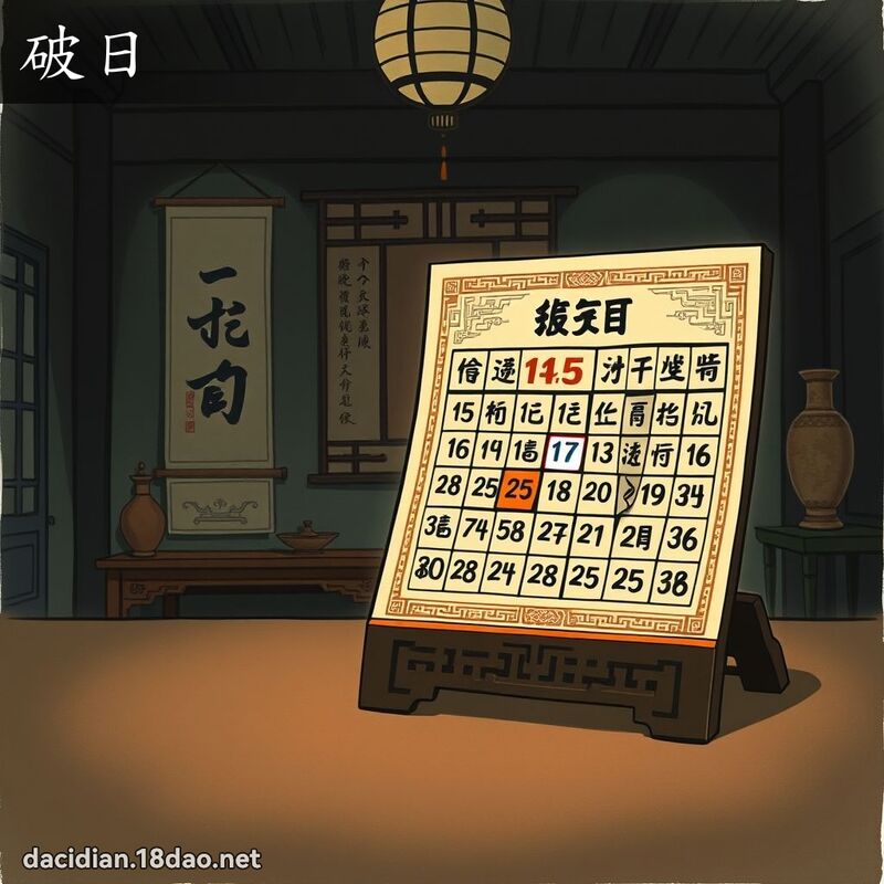 破日 - 国语大辞典配图