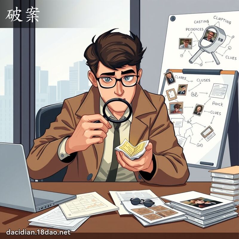 破案 - 國語大辭典配圖
