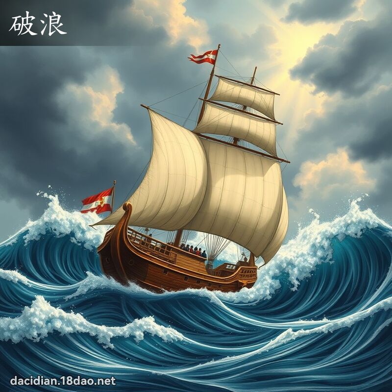破浪 - 国语大辞典配图