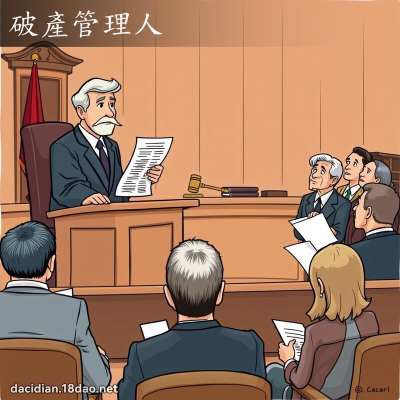 破產管理人 - 國語大辭典配圖