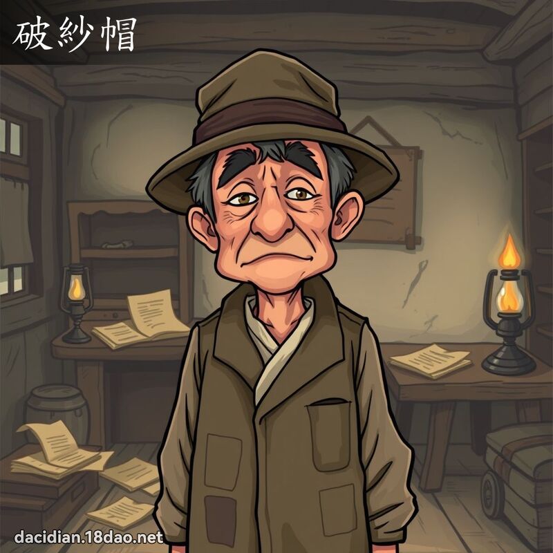 破紗帽 - 國語大辭典配圖