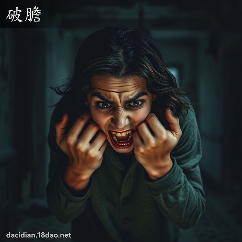 破胆 - 国语大辞典配图