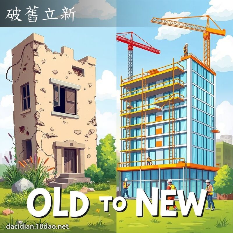 破舊立新 - 國語大辭典配圖