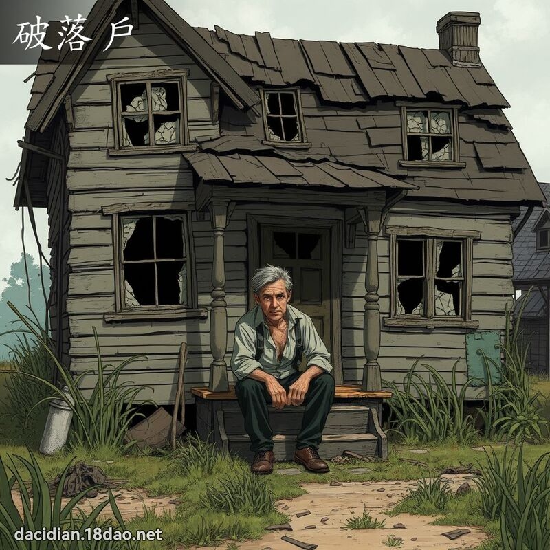 破落戶 - 國語大辭典配圖