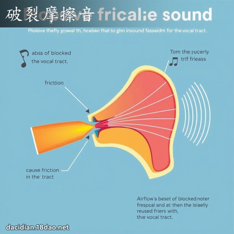 破裂摩擦音 - 国语大辞典配图