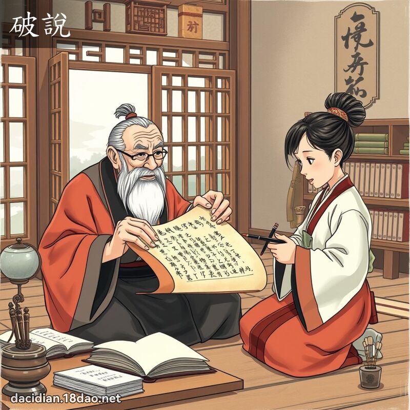 破說 - 國語大辭典配圖