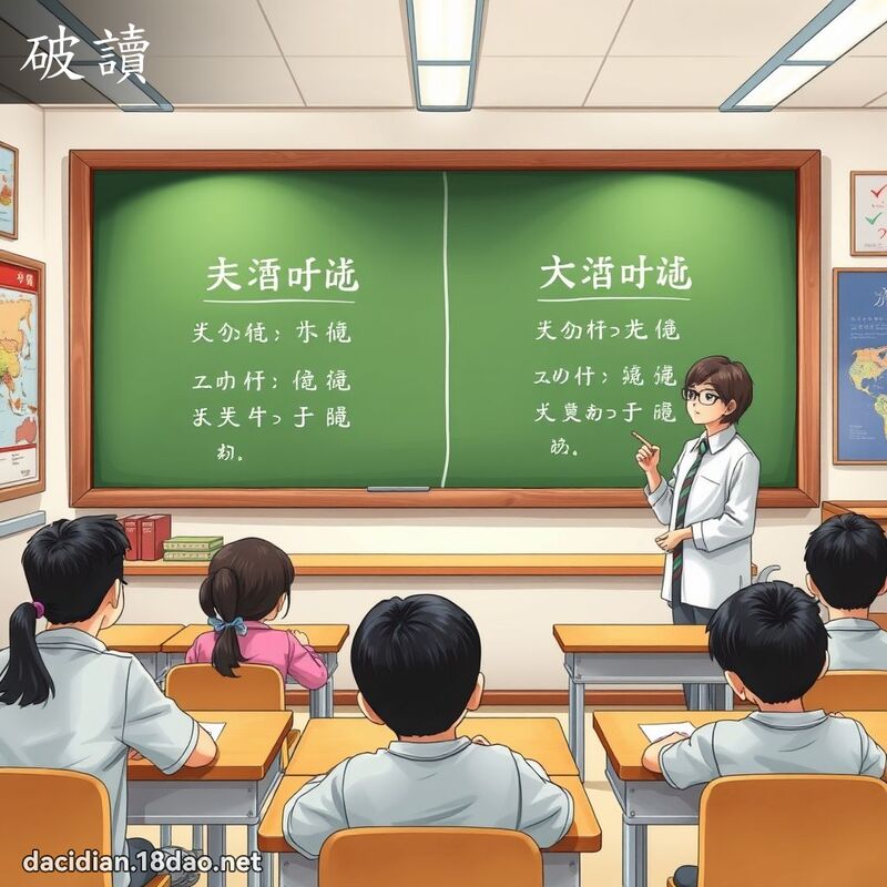 破读 - 国语大辞典配图