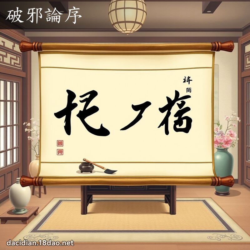 破邪論序 - 國語大辭典配圖