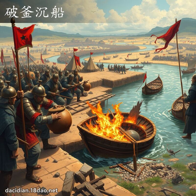 破釜沉船 - 國語大辭典配圖