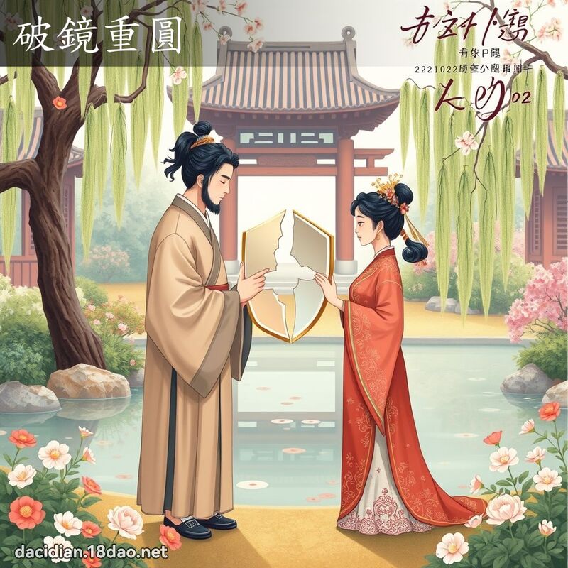 破镜重圆 - 国语大辞典配图