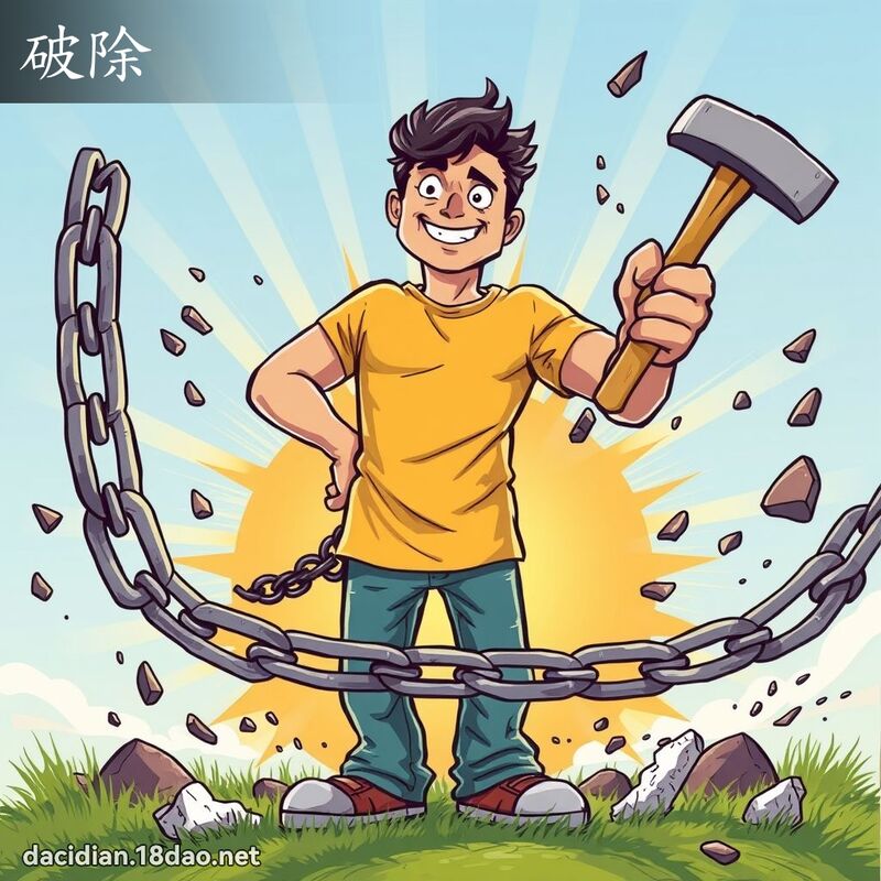 破除 - 国语大辞典配图