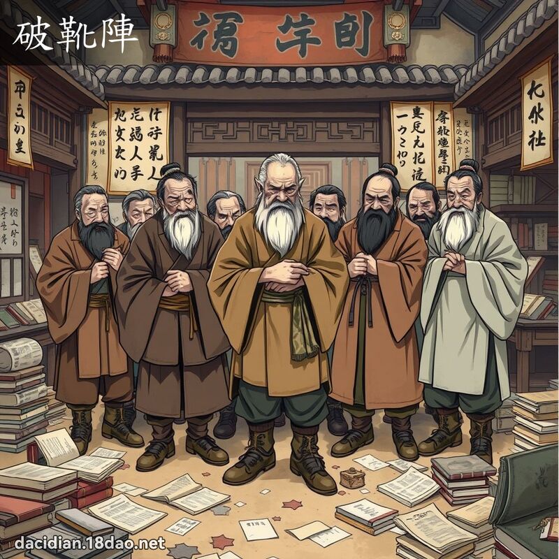 破靴阵 - 国语大辞典配图