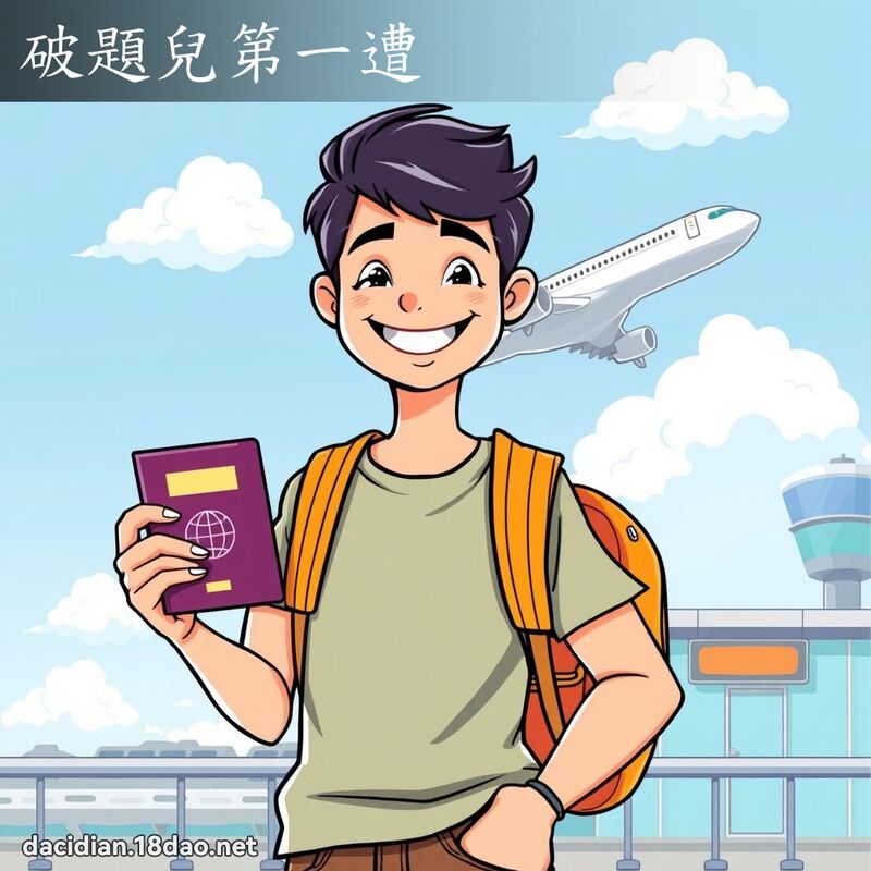 破题儿第一遭 - 国语大辞典配图