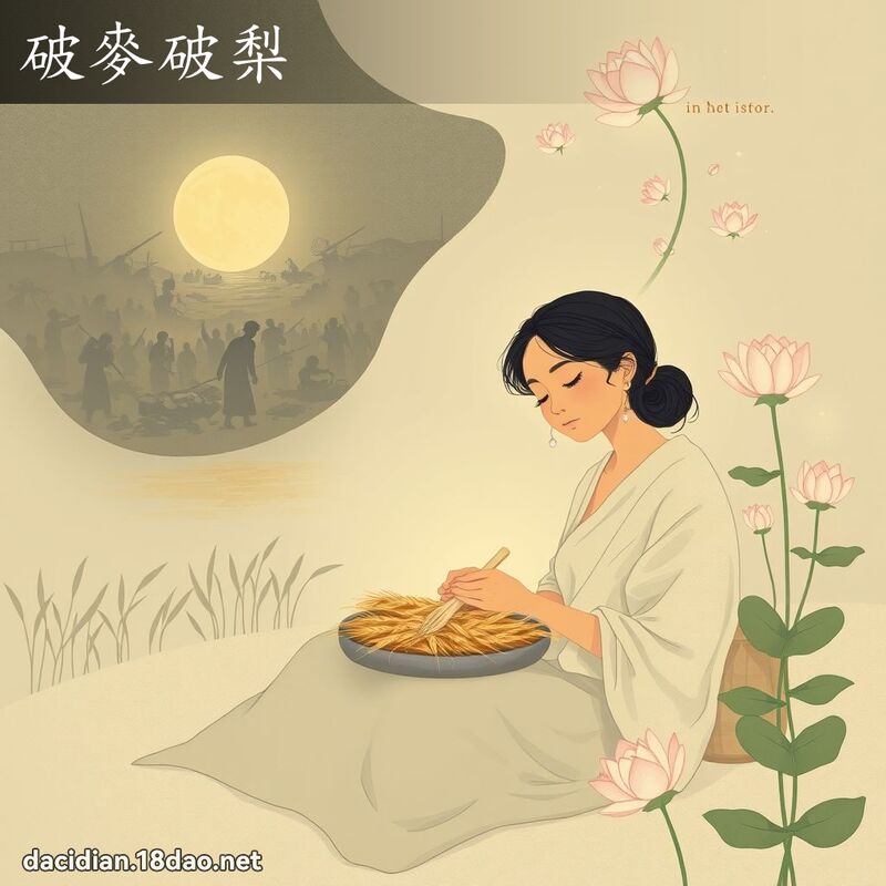 破麦破梨 - 国语大辞典配图