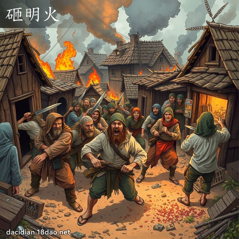 砸明火 - 國語大辭典配圖
